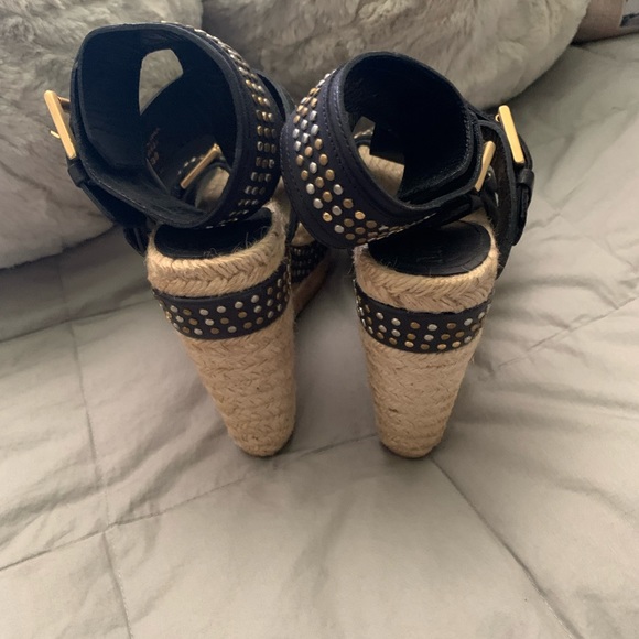 Alexander McQueen Leather Studded Espadrilles - Picture 3 of 10